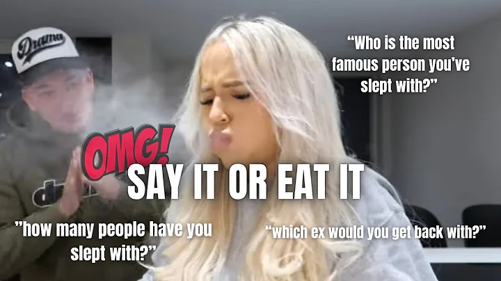 SAY IT OR EAT IT WITH MY BOYFRIEND | JUICY VLOGMAS...