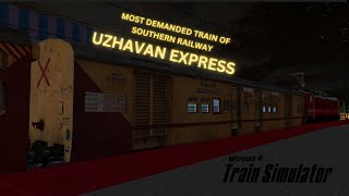 🔴LIVE || PART - 3 || 16866 - UZHAVAN EXPRESS LIVE IN MSTS WITH TRIPLE DUTY || #indianrailways #msts