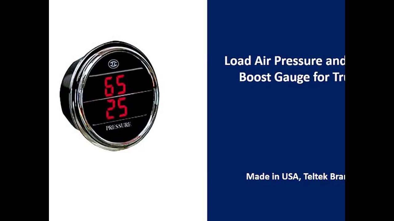 Load Air Pressure and Turbo Boost Gauge for Trucks autometer boost gauge turbo boost gauge