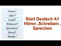 Learn German with Dialogues A1 - Start Deutsch A1 Hören , schreiben ,sprechen