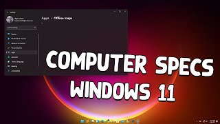 how to check computer specs in windows 11