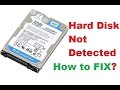 HARD disk not detected || HOW TO FIX ||