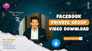 How To Facebook private group video download 2023 | High Quality | Mahedi Hasan