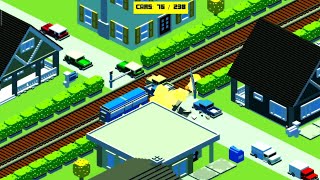 Railroad Crossing - Level Crossing - Train Crash Mania - Train Game - Walkthrough #00056 screenshot 4