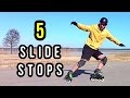 5 Slide Stops on Inline Skates