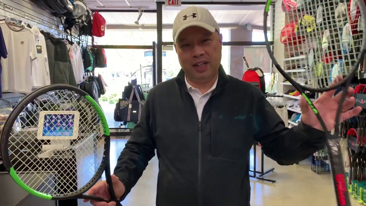 WILSON BLADE 104 V7 COMPARED TO BLADE 104 V6 - YouTube