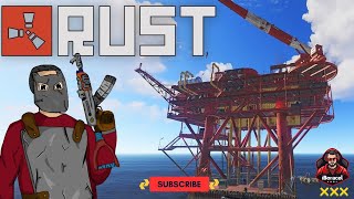 Supravietuire pe Oil Rig în Rust: Construim o Baza Strong SOLO!