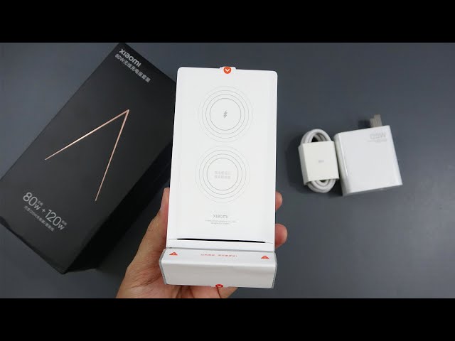 XIAOMI Mi 80W Wireless Chargeur Stand Blanc - infinytech-reunion