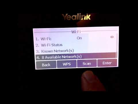 Yealink T53W Wifi Connection Guide