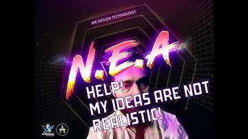 GCSE DT NEA :- Designing realistic ideas