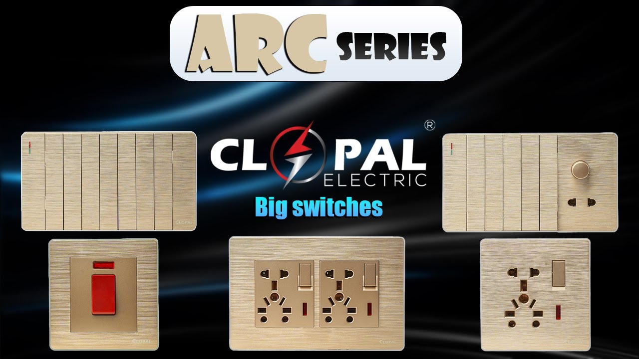 Big Switches ARC Series | Frameless Switch | Clopal Electric