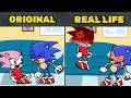 Sonic Makes Amy Rose Angryyyy - Sonic Original vs Real Life