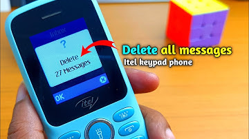 All messages delete kaise kare itel keypad phone mein || how to delete message in itel keypad phone