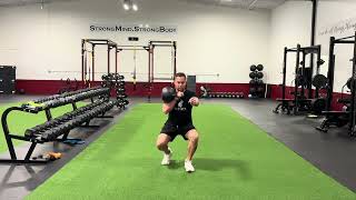 Offset Rack Staggered Squat