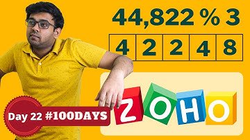 Zoho Coding Question Form a number divisible by 3 using array digits |#100DaysOfCode code io English