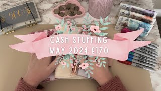 CASH ENVELOPE STUFFING | MAY WEEK 3 2024 | £170 | UK CASH BUDGETER