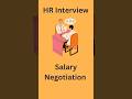 Salary negotiations in an interview can be tricky. I’ll show you how to answer this question.
