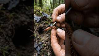 POV: A Centipede Takes You Inside Its Dark Tunnel Home 🐛📹 #shorts