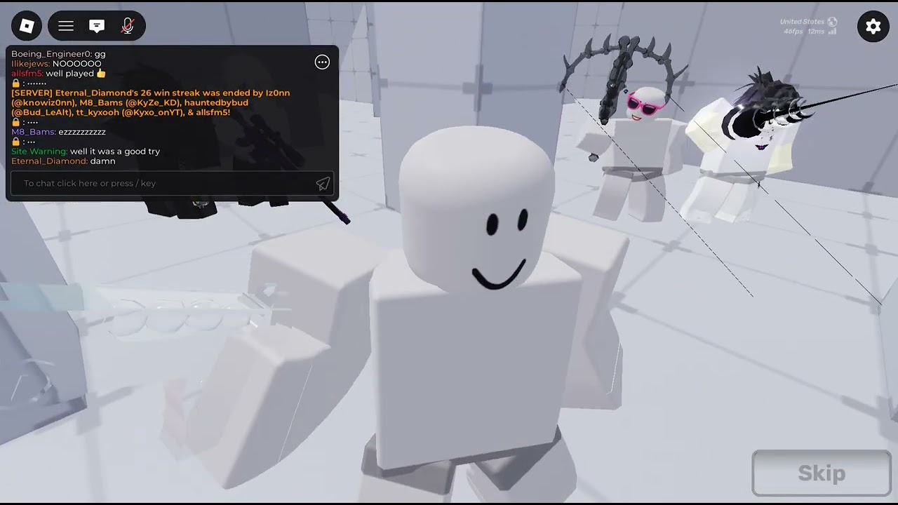 Horrible quality POV of ALMOST winning against some toxic e-boys or smth idk