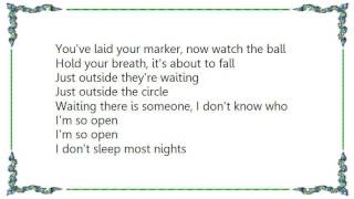 Cowboy Junkies - I&#39;m So Open DVD Lyrics