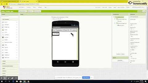 Mit App Inventor PLTW Alan Water tracker app
