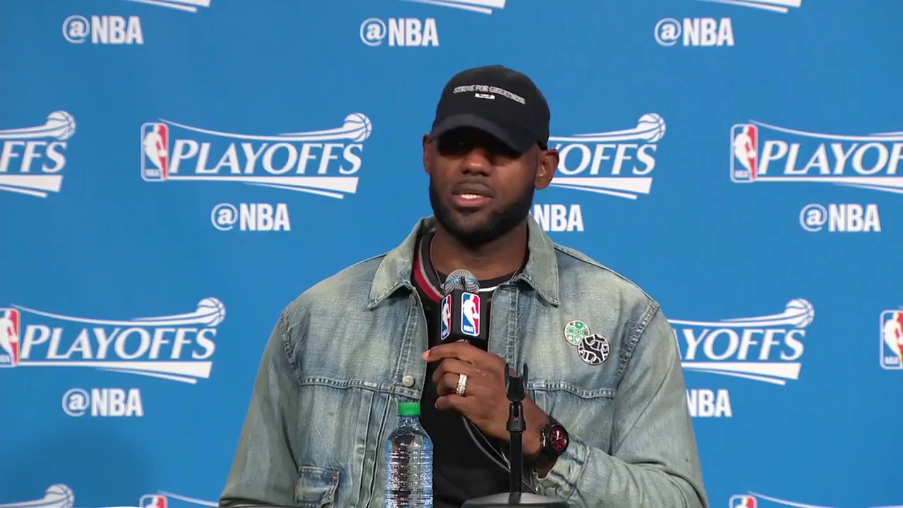 LeBron James Postgame Interview Cavaliers vs Raptors Game 4 May 7, 2017 ...