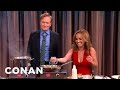 Giada De Laurentiis & Conan Make Chocolate Linguini