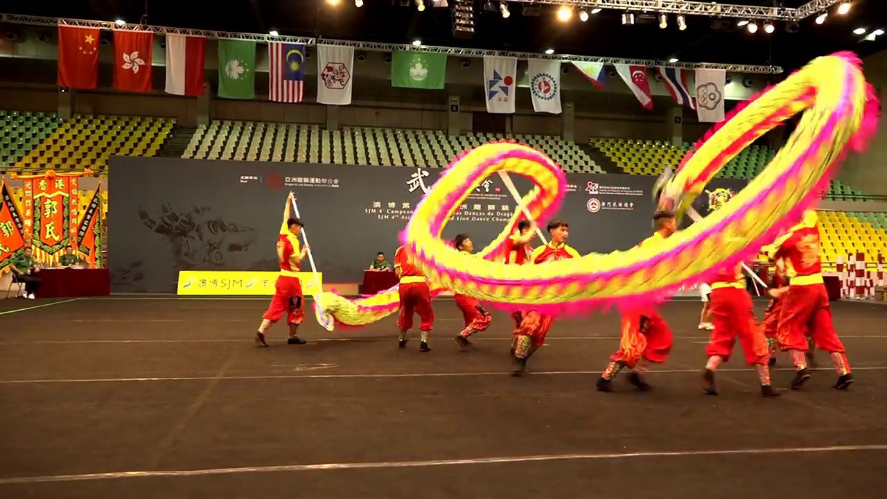 第四屆亞洲龍獅錦標賽 中华台北舞龙自选  Team Naga Taipe