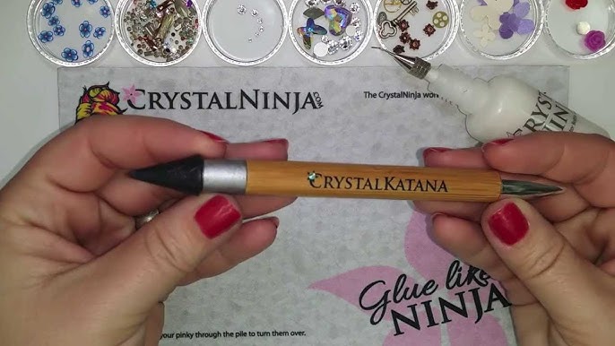 Picking up and Placing Flat Back Crystals with the Crystal Katana