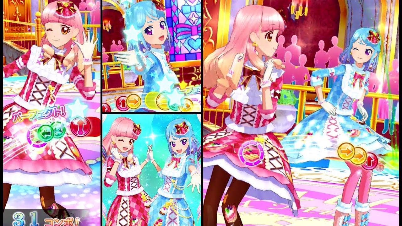アイカツフレンズ 友希あいね 湊みおで フレンズドレスショー そこにしかないもの とてもむずかしい クリーミーケーキコーデ デリシャスケーキコーデ Youtube