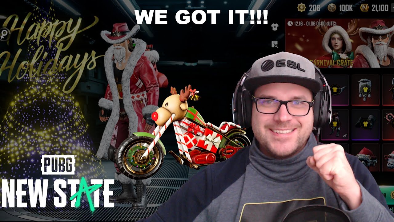 😍 New WINTER CARNIVAL CRATE OPENING -  WE GOT THE RAREST SKIN -  | NEW STATE MOBILE #13