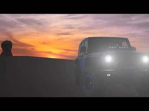 Jeep Wrangler concept lighting vehicle “Luminator”