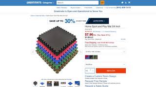 Greatmats quick count calculator is a great way to quickly get an estimate of home many flooring tiles, mats or rolls you'll need for your project. Just enter  the dimensions of your room and it will give you the estimate. Keep in mind, this took is just an estimator. For more accurate numbers, please call Greatmats customer service team.
The calculator will help you estimate quantities for everything from laminate tile to vinyl flooring rolls to rubber mats or foam puzzle tiles and everything else Greatmats offers. This calculator can be found on any Greatmats product page.