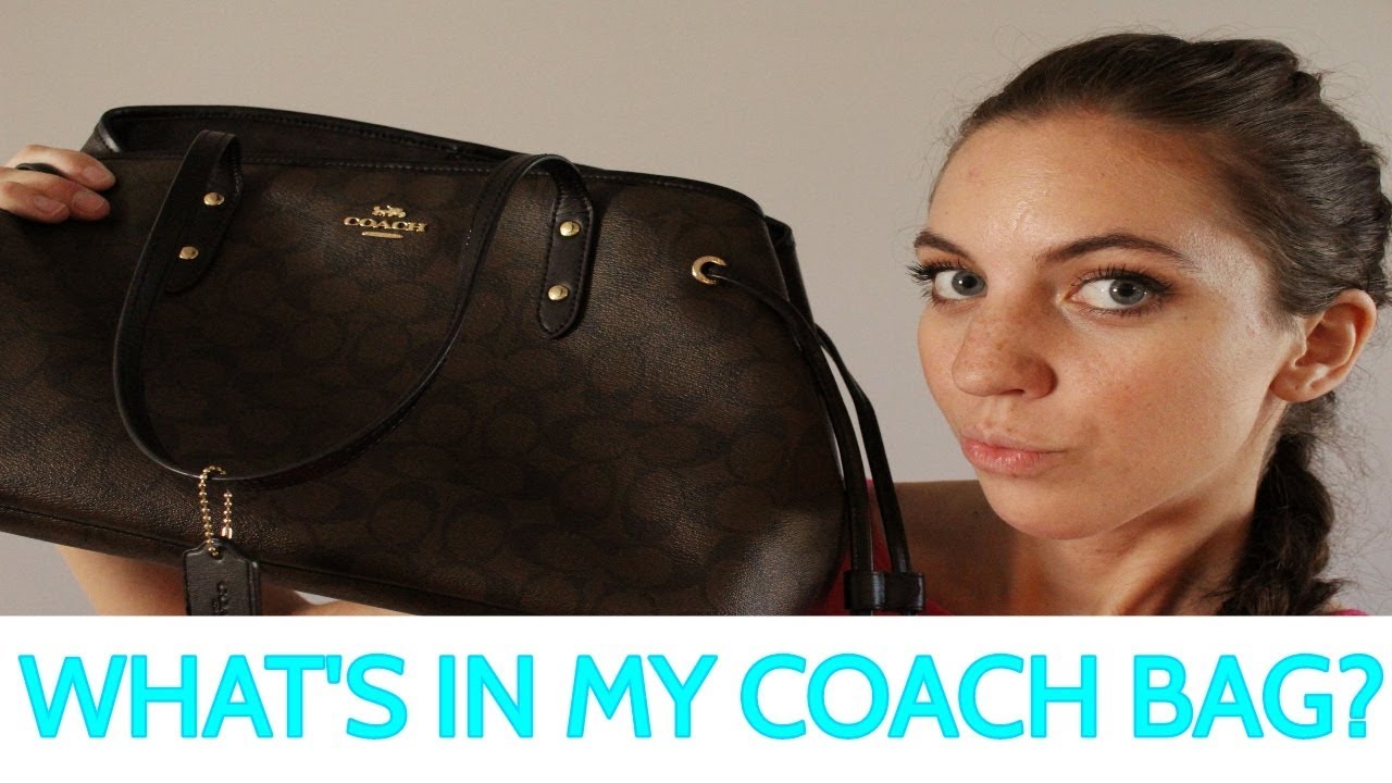 What's In My Coach Bag? - YouTube
