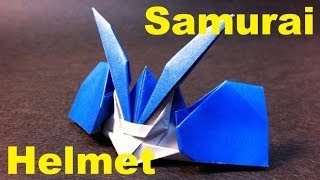 Origami Samurai Helmet Part 1