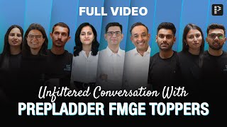 Unfiltered conversation with PrepLadder FMGE Toppers | Full Video Out@DrMarwahLIVE @drnikitananwani