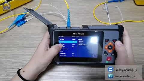 ATO-A1 OTDR Event Map(similar iOLM) introduction