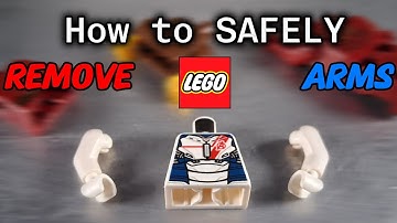 How to SAFELY Remove the Arms from a LEGO Minifigure - Tutorial