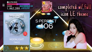 [SuperStar JYP] TWICE - MOONLIGHT (w/ full icon le theme) (3 stars, hard mode)