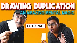 Mental Magic Tutorial: Drawing Duplication | This is the best mentalism effect with drawing!