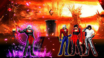 Devourer Element VS Ifrit, Boss Red Iori and Devil Wicked Kyo [Request Match] KOF MUGEN