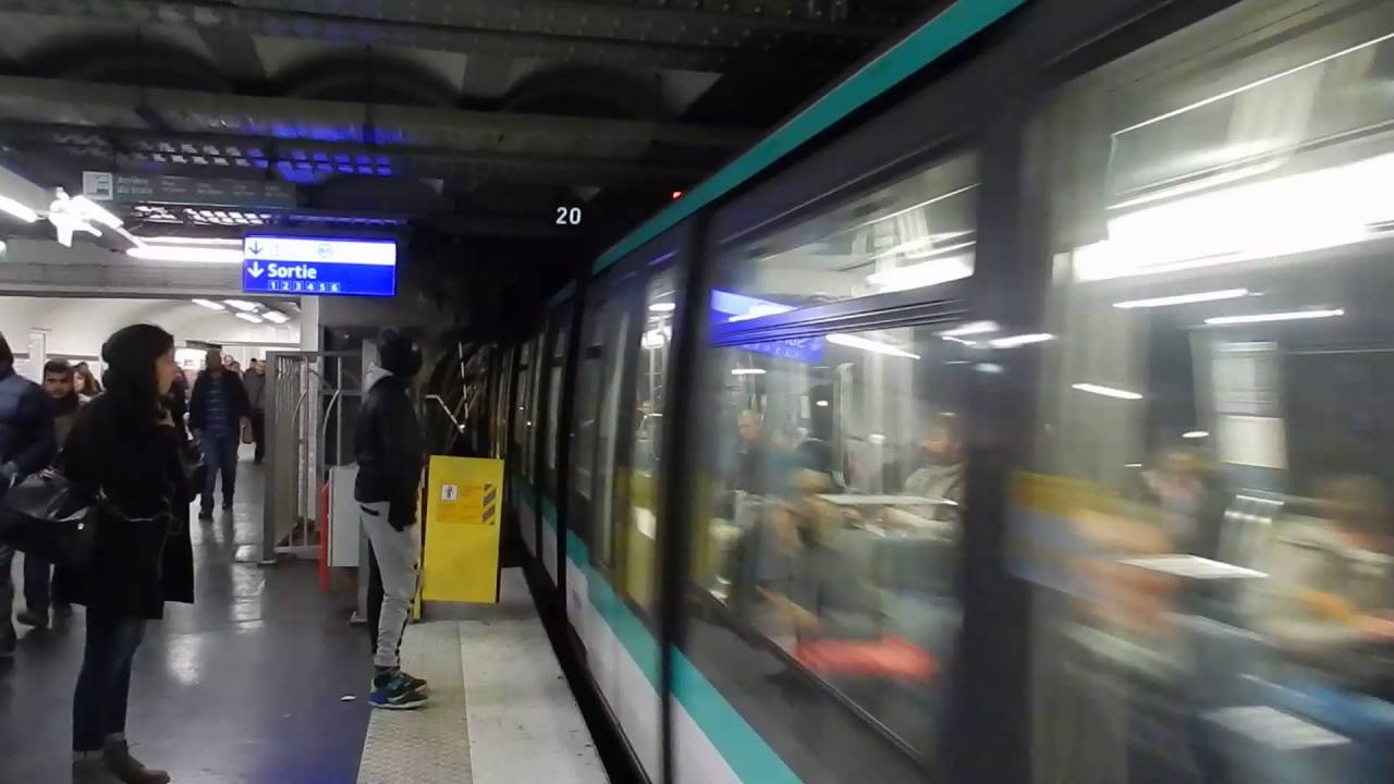 Metro Paris RATP ligne 4 Porte d'Orléans MP 89 - YouTube