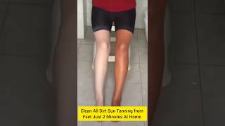 🔥Get Fair Feet in 5Minutes/Remove Suntan Easily At Home/Easy pedicure #skincare #shorts #viralvideo