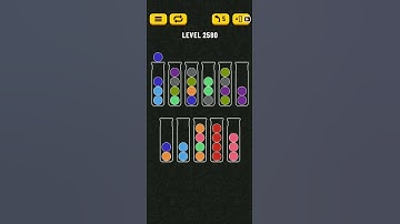 Ball Sort Puzzle Level 2580 🎯 All level without extra tube 😂 Game Walkthrough 😘