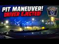 Perp Gets Ejected From Fatal South Carolina Highway Patrol PIT Maneuver!