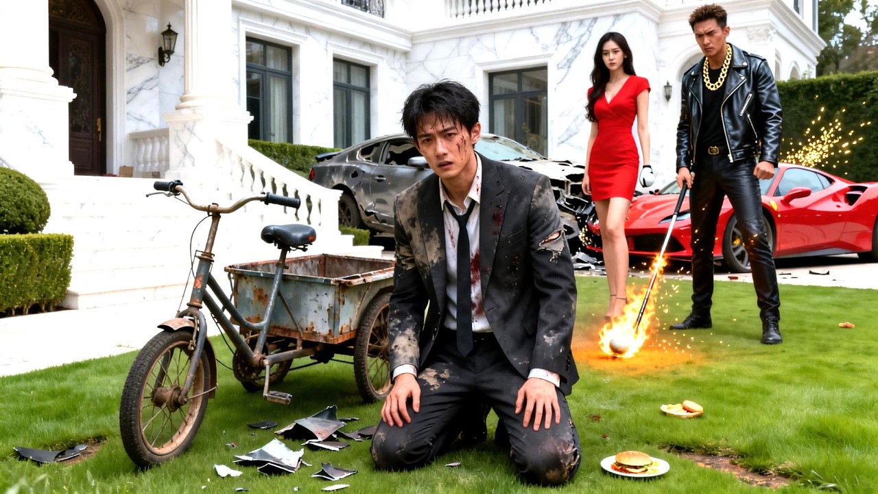 低調總裁開破車竟被小混混踩臉羞辱！下秒一聲令下，百輛勞斯萊斯封鎖全城，頂級律師團雷霆降臨，小混混當場嚇尿跪地求饒！#都市 #drama #短劇 #逆襲 #情感 #爽劇