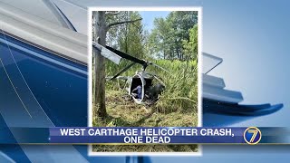 Helicopter Crash in Village of West Carthage
