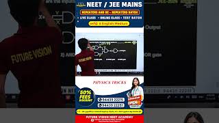 NEET/JEE-PHYSICS TRICKS - MOST EXPECTED QUESTIONS IN NEET 2026 - LOGIC GATES - DE MORGAN'S THEOREM