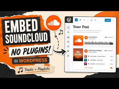 How To Embed SoundCloud Music or Playlists in WordPress Without Plugins?
