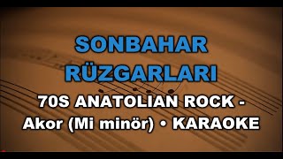 Sonbahar Rüzgarlari - 70S Anatolian Rock (Akor/Em(Mi Minör) Karoake /Md Altyapı / Cover / 